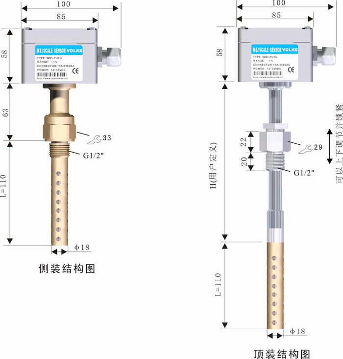WMII 油混水變送控制器結(jié)構(gòu)圖