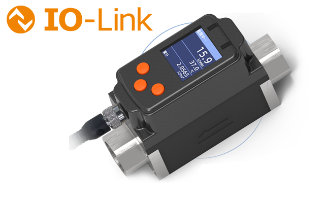 「全新升级」 IO-Link 涡街式流量温度传感器