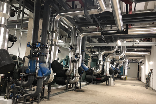 Central Air Conditioning Water Flow Monitoring Solution
